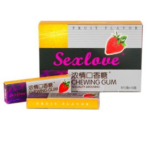 Sexlove Chewing Gum | Merangsang nafsu wanita 50 pcs/box